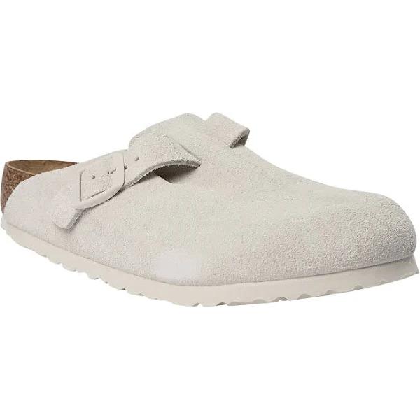 Birkenstock - Boston Sandals - Antique White Suede - 36