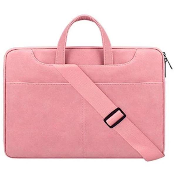 14.1In Waterproof and Wear Resistant Laptop Bag Notebook Liner Business - Pink - Bag 31 - AfterPay & zipPay Available