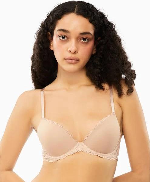 Calvin Klein Seductive Comfort Lotus Floral Lift Demi Bra - Cedar 10B QF6394 Bra - AfterPay Available