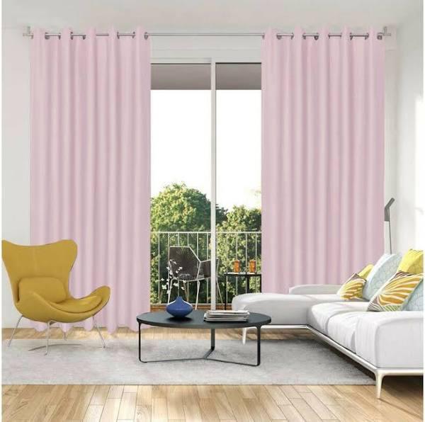 Curtain Wonderland Oregon Eyelet Blockout Curtain Single 220cm or 250cm Drop