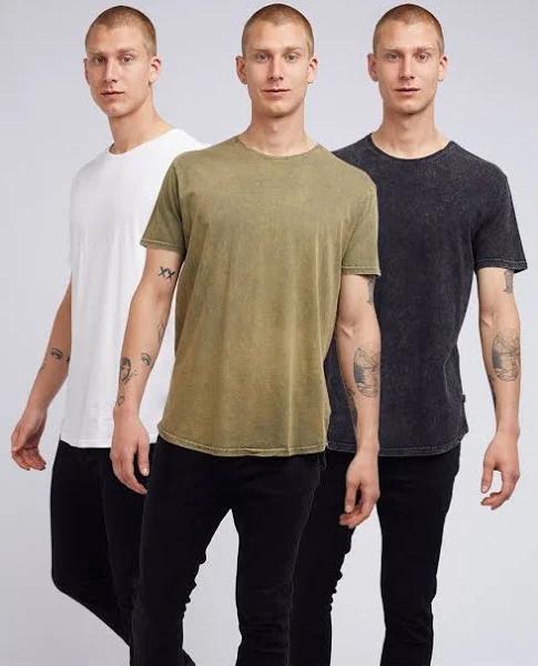 Silent Theory - Men's Black Basic T-shirts - Acid Tail Tee 3-Pack - Size S at The Iconic