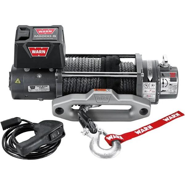 Warn 87800 M8000-s Winch With Synthetic Rope