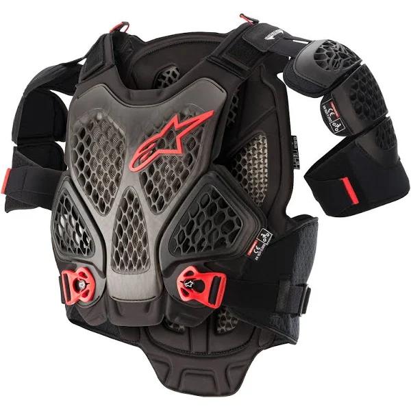 Alpinestars A-6 Chest Protector Black-Anthracite-Red XL-2XL