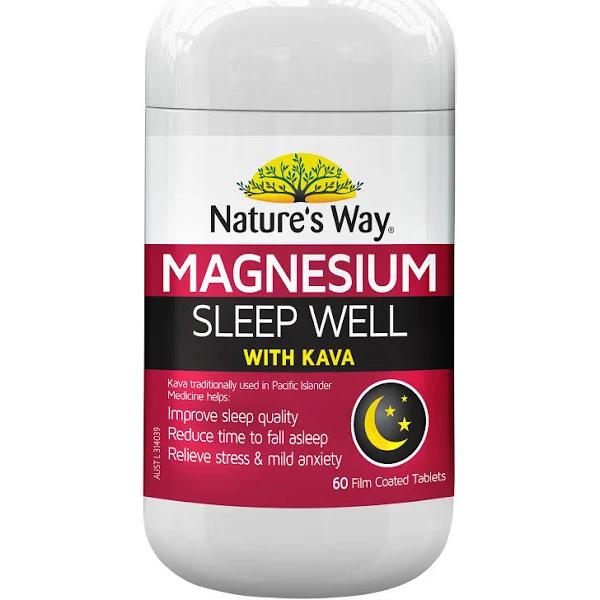 Nature's Way Magnesium Sleep Well 60 Tablets