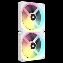 Corsair iCUE Link QX140 RGB 140mm Dual Fan Starter Kit White