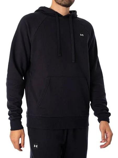 Under Armour Rival Fleece Hoodie Black White - XL