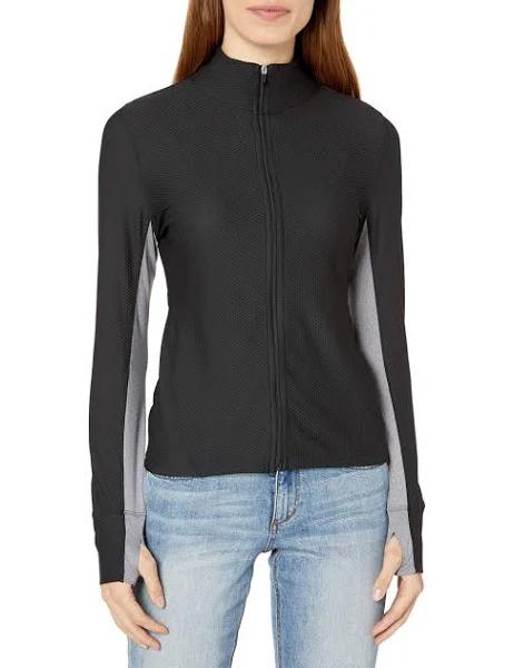 Calvin Klein Performance Women's Honeycomb Jacket - Black Size X-Small