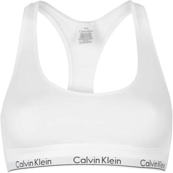 Womens Calvin Klein Modern Cotton Plus Bralette - Black