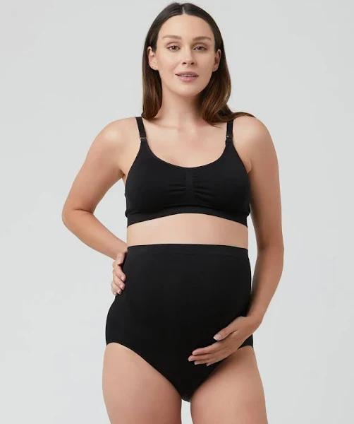 Ripe Maternity Seamless Nursing Bra Black - L