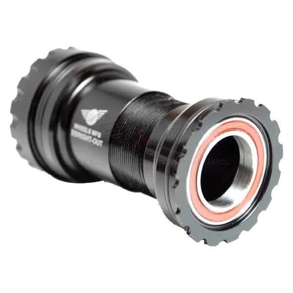 Wheels Manufacturing BBright to SRAM Bottom Bracket with Angular Contact Bearings Black Cups