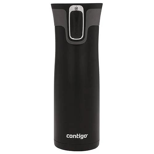 ContigoWest Loop 2.0 Stainless Steel Travel Mug with Autoseal Lid, 20oz., Matte Black