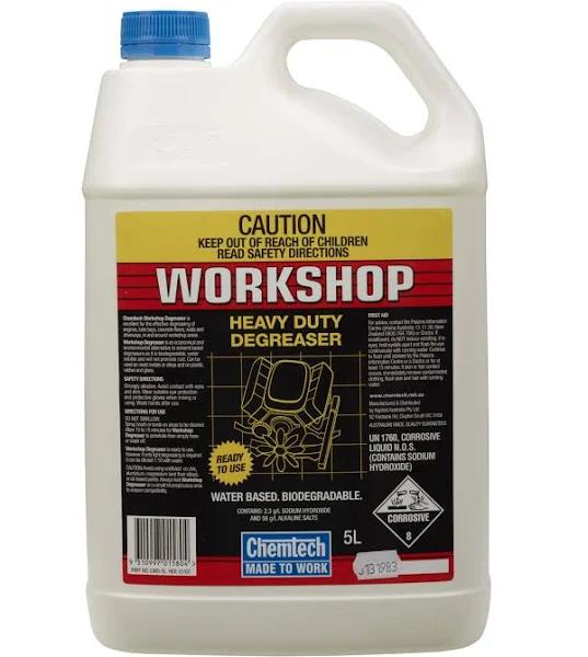 Chemtech 5L Heavy Duty Workshop Degreaser