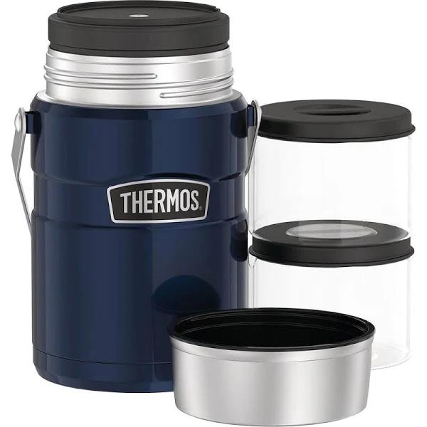 Thermos Stainless King Vacuum Insulated Food Jar 1.39lt Big Boss Midnight Blue