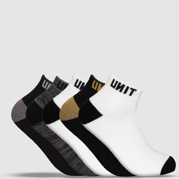 Unit Mens Socks - Bamboo 5 Pack Lo-Lux - Vital, Multi 11-14