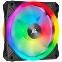 140mm Corsair iCUE QL140 RGB PWM Dual Fan Pack with Lighting Node Core