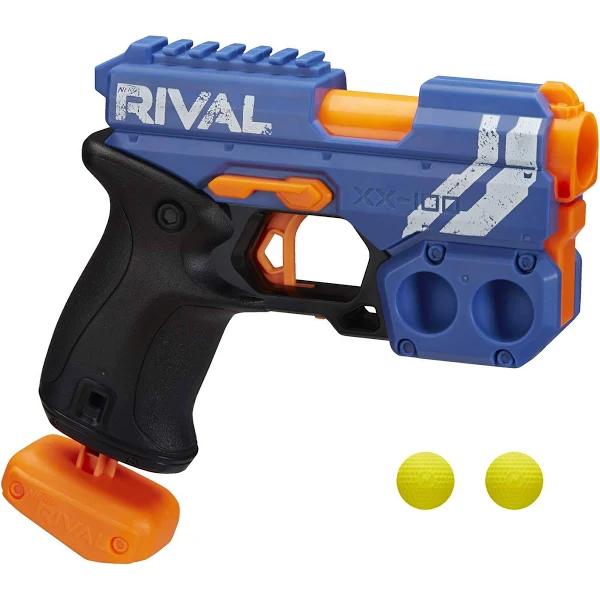 Nerf Rival-Blue Knockout XX-100 Blaster-Ages 14+ Toy Gun Play Fire Fight Round Gift