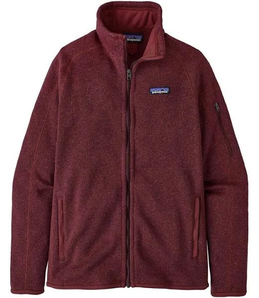 Patagonia Better Sweater Full Zip Jacket Maroon Women - S