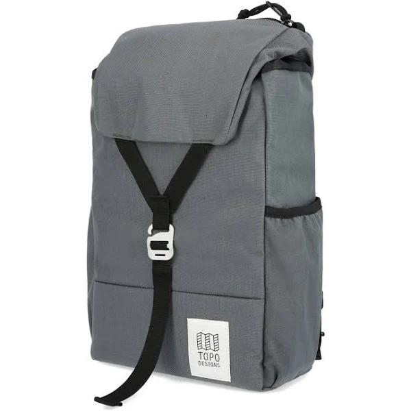 topo Designs Y-Pack Water Repellent Backpack Charcoal/ Charcoal