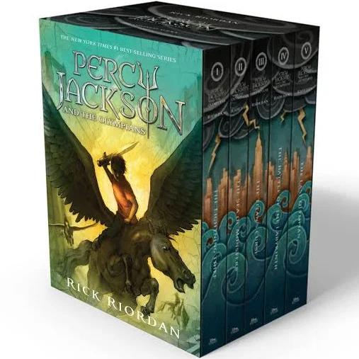 Percy Jackson and the Olympians Hardcover Boxed Set by Rick Riordan