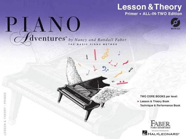 Piano Adventures All in Two Primer Lesson Theory Book