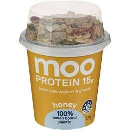 Moo Greek Style Yoghurt & Granola Honey 170g