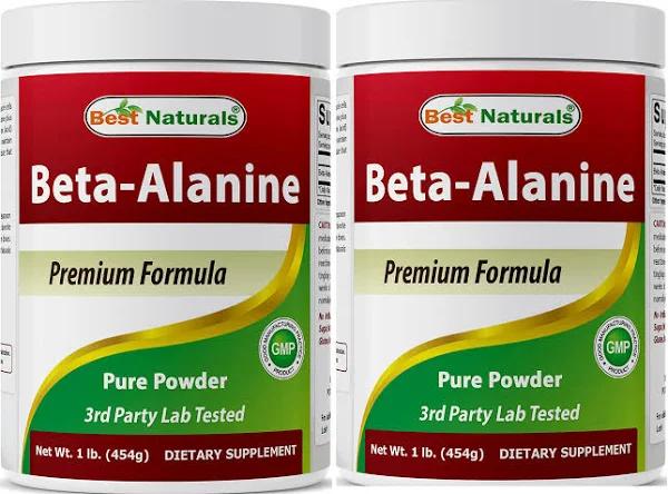 Best Naturals Beta Alanine Pure Powder 1 Pound (1 lb (Pack of 2))