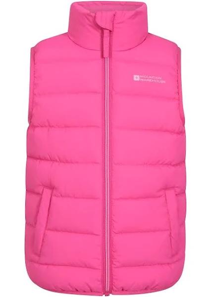 Mountain Warehouse Rocko Kids Padded Gilet - Pink | Size 5-6