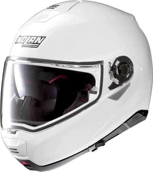 Nolan N100-5 Classic N-COM Helmet, White, Size S