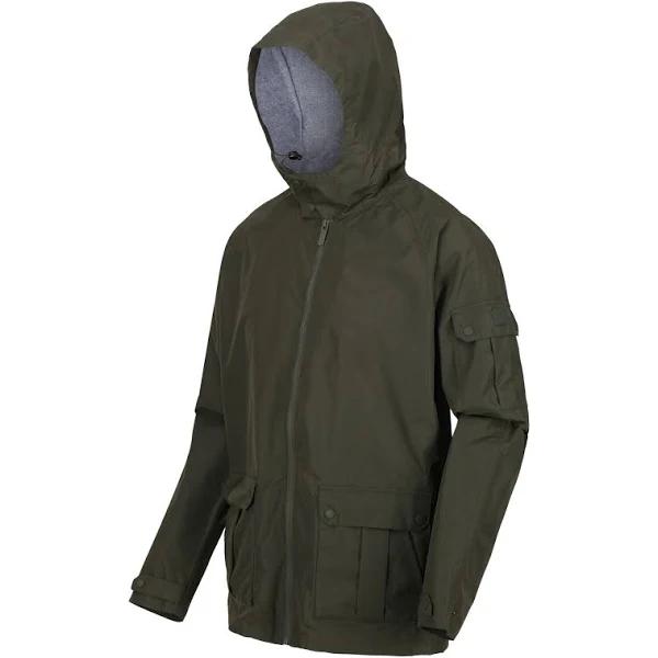 Regatta Mens Bergen Waterproof Jacket Dark Khaki S