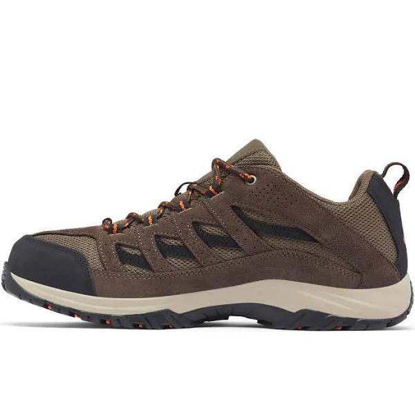 Columbia Men's Crestwood Hiking Shoe, Camo Brown, Heatwave, 14