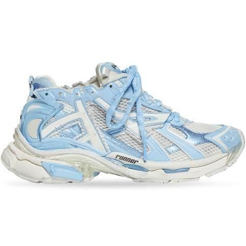 Balenciaga Runner Sneaker - Blue - Woman - 38 - Polyurethane & Polyester