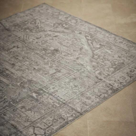 Washable Floor Rug Silver by Freedom