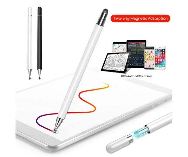 2 IN 1 Pencil Pen for Apple iPad 6th/7th/8th/Mi-White