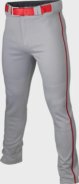 Easton Rival+ Piped Adult Pant | Grey/Red | XL