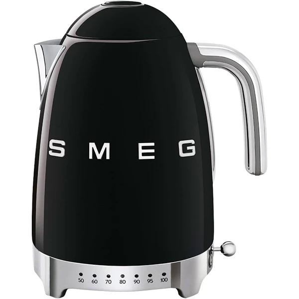 Smeg 50's Retro Style Variable Temperature Electric Kettle - Black