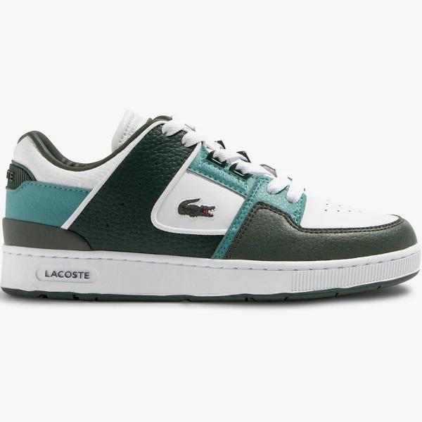 Lacoste - Womens Court Cage 223 Sneakers in White & Green