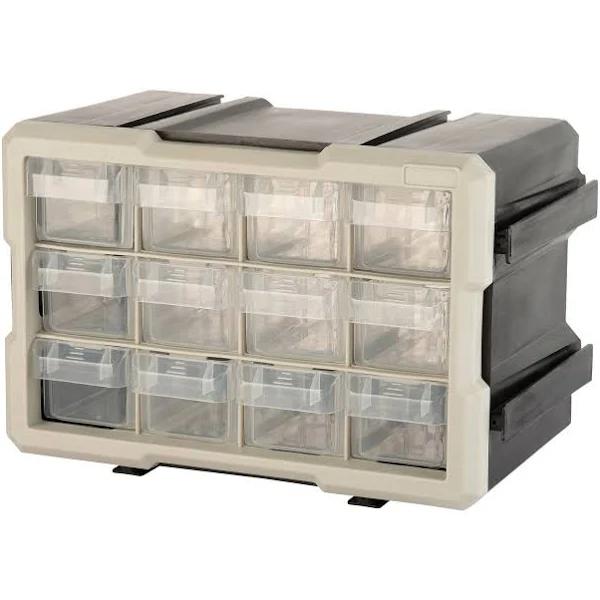 Montgomery Grey Interlocking 12 Drawer Organiser