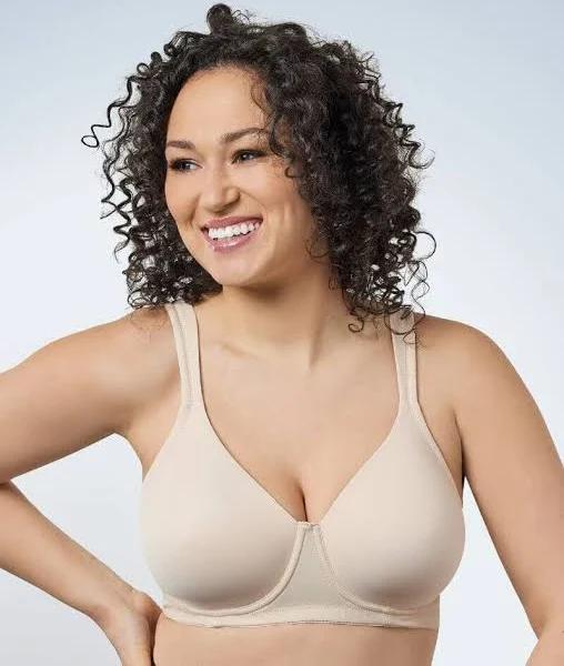 Leading Lady Brigitte Seamless Underwire Full Coverage Plus Size Bra - Nude - 14C