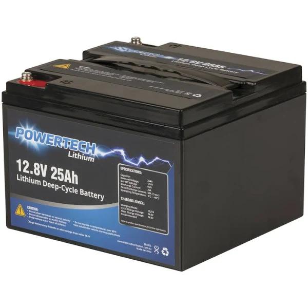 Powertech 12.8V Lithium Deep Cycle Battery Gn2 - 25Ah