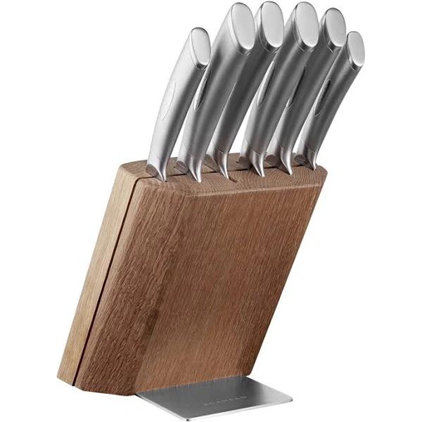 Scanpan Classic Steel 7 Piece Knife Block Set