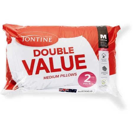 Tontine Double Value Pillows - 2 Pack