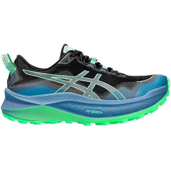 ASICS Trabuco Max 3 Shoes Black Blue Green - 41.5