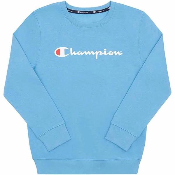 Champion Script Crew in Blue LT Blue 10