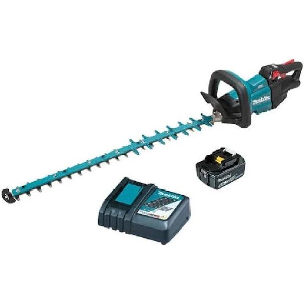 Makita 18V 5.0Ah 750mm Brushless Cordless Hedge Trimmer Kit - DUH752RT