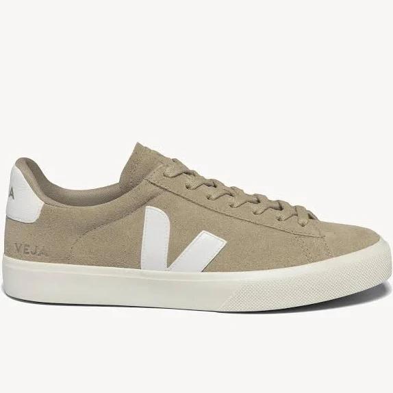 Veja - Campo Suede Trainers - Womens - White Camel