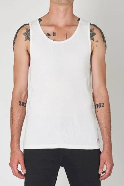 Rollas - Trade Rib Tank - Vintage White - XL