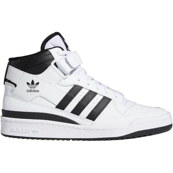 Adidas Originals Black & White Forum Mid Sneakers