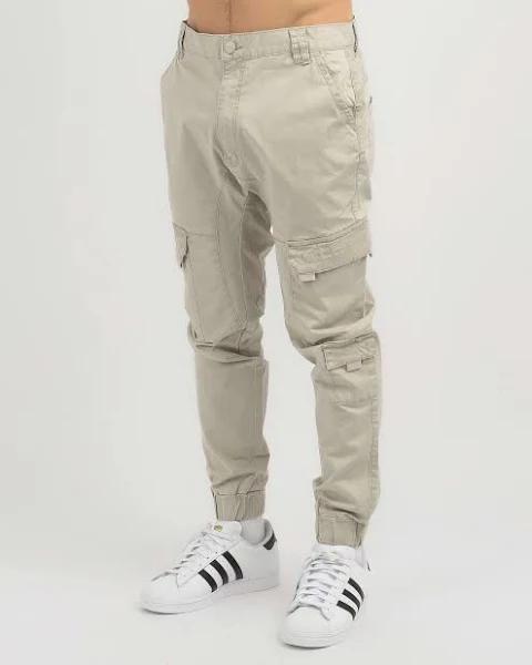 Nena & Pasadena F100 Cargo Jogger in Beige 36