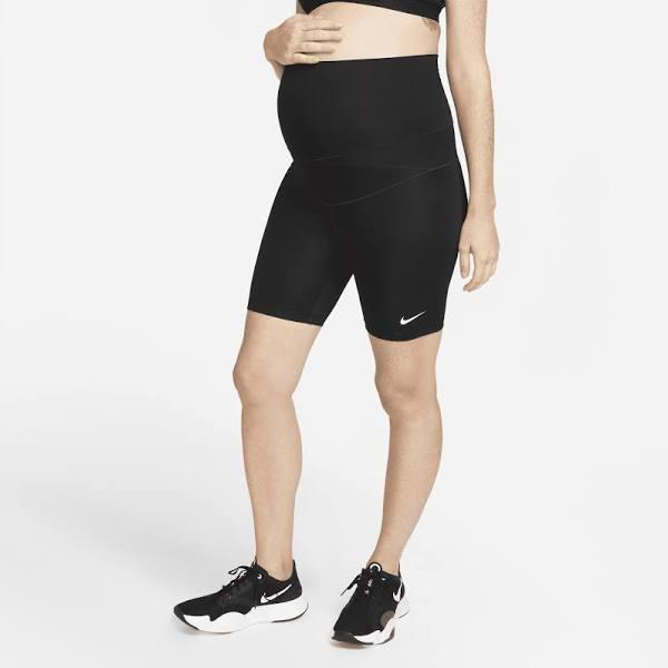 Nike One Dri-FIT Maternity Shorts Black/White | AfterPay Available