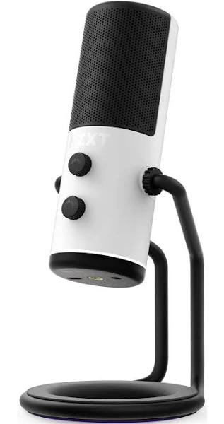 NZXT Capsule Cardioid USB Microphone - White